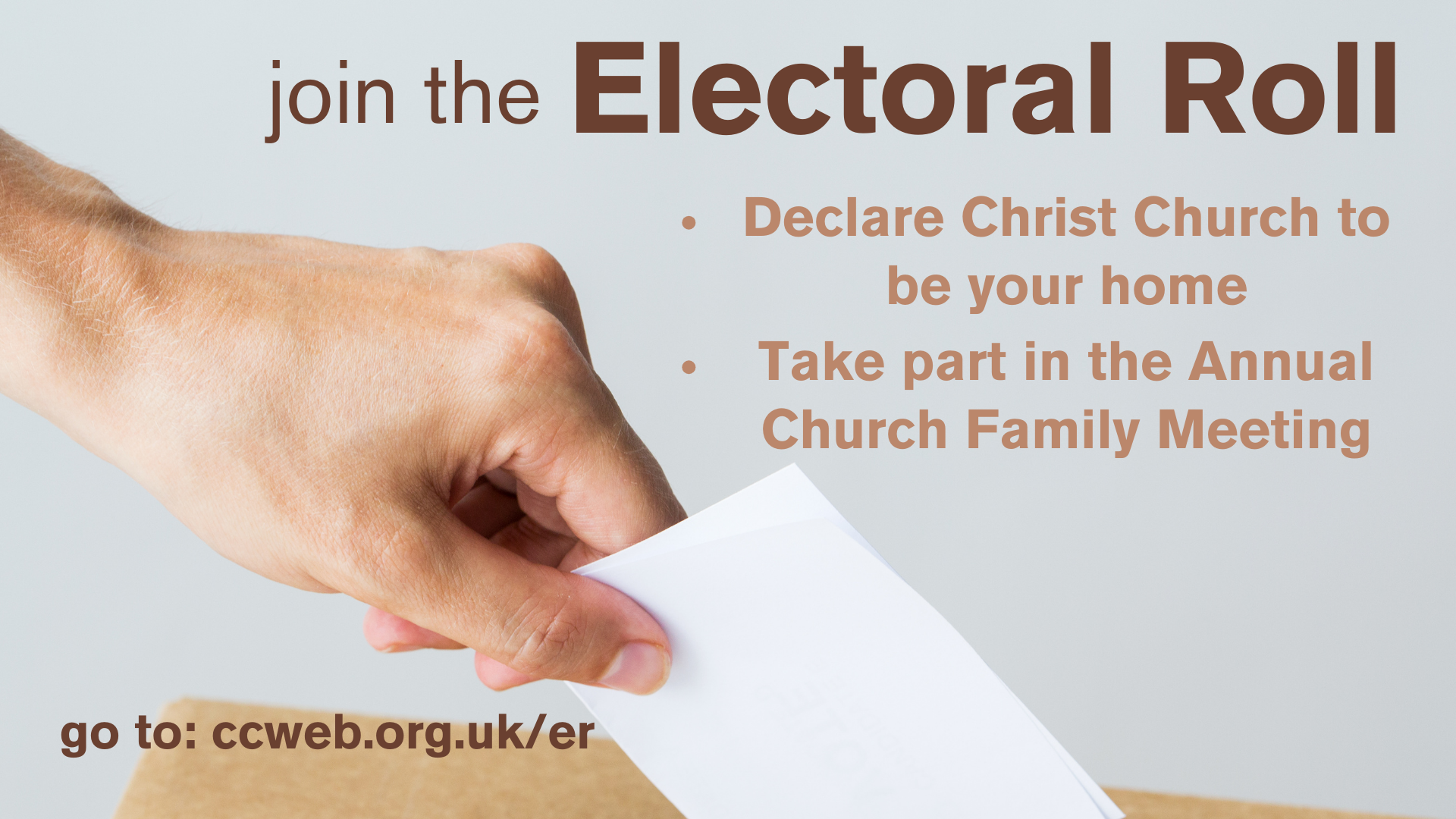 Join the Christ Church Elector