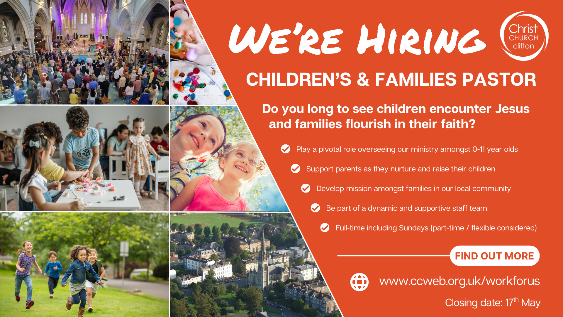 Children's & Families Pastor  